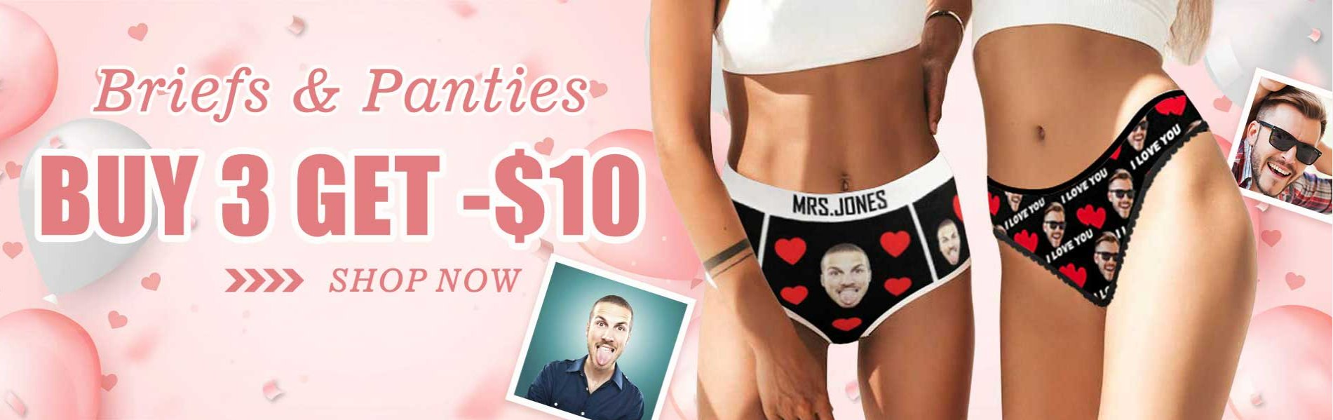 Personalized Funny Underwear for Couple - YesCustom