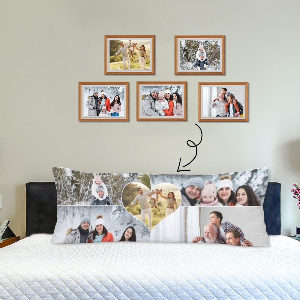 Custom Photo Our Love Body Pillow Case Personalized Body Pillow Cover with Picture 20"x54"