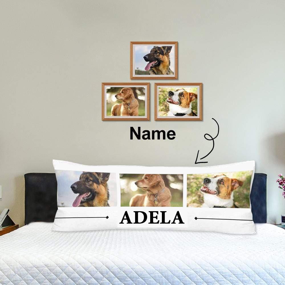 Photo Collage Pillowcase Custom Photo&Name Fashion Body Pillow Case 20"x54"