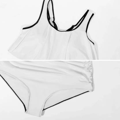 Custom #Plus Size Ruffle Tankini-Custom Face Chrysanthemum Plus Size Swimsuit Ruffle High Waisted Bikini PersonalizedTankini Women's Two Piece Summer Swimsuit Cover Your Tummy - YesCustom