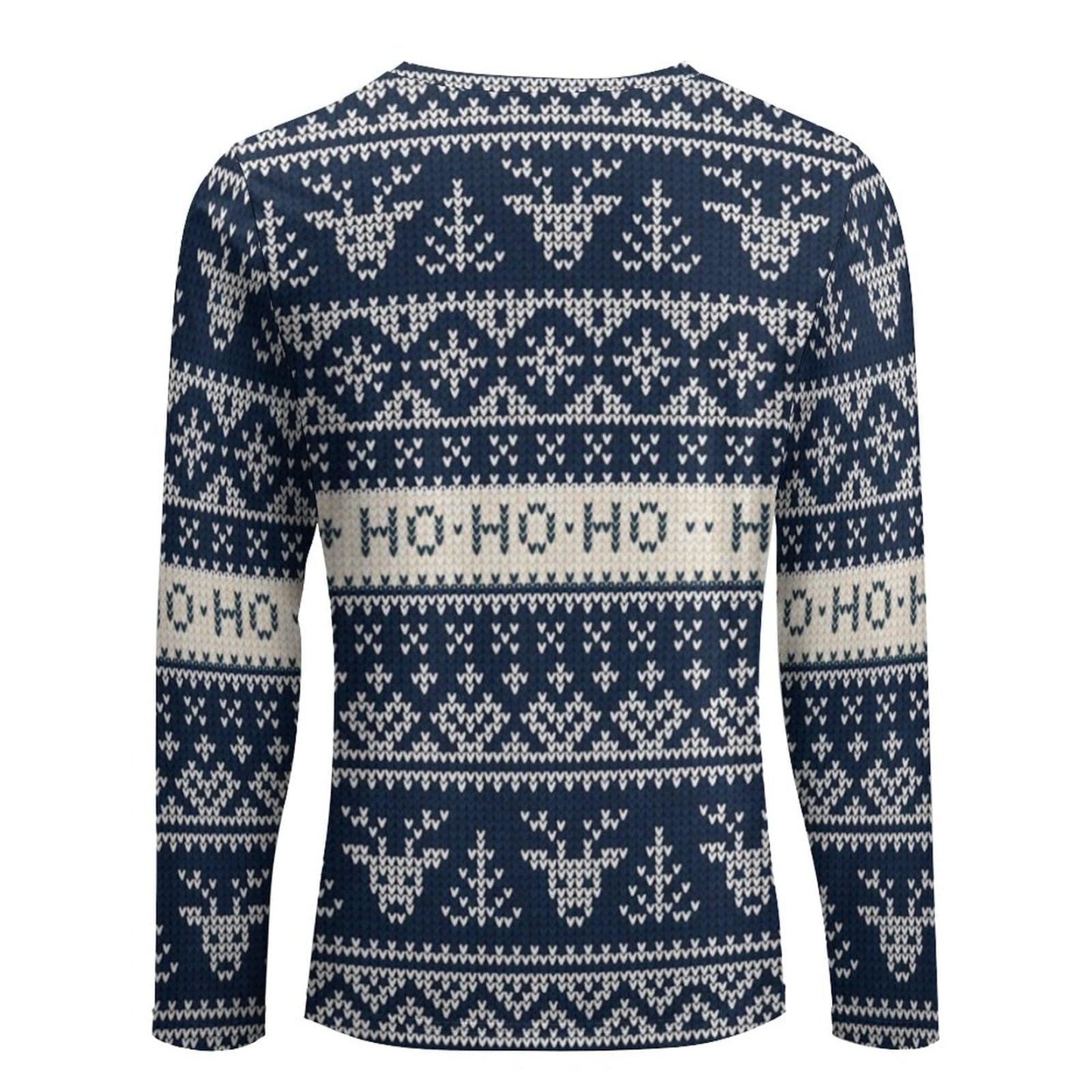 Custom #Pocket Sweatshirt Personalized Face Elk Christmas Tree Snowflakes Blue Ugly Men's Christmas Sweatshirts, Gift For Christmas Custom face Sweatshirt, Ugly Couple Sweatshirts - YesCustom