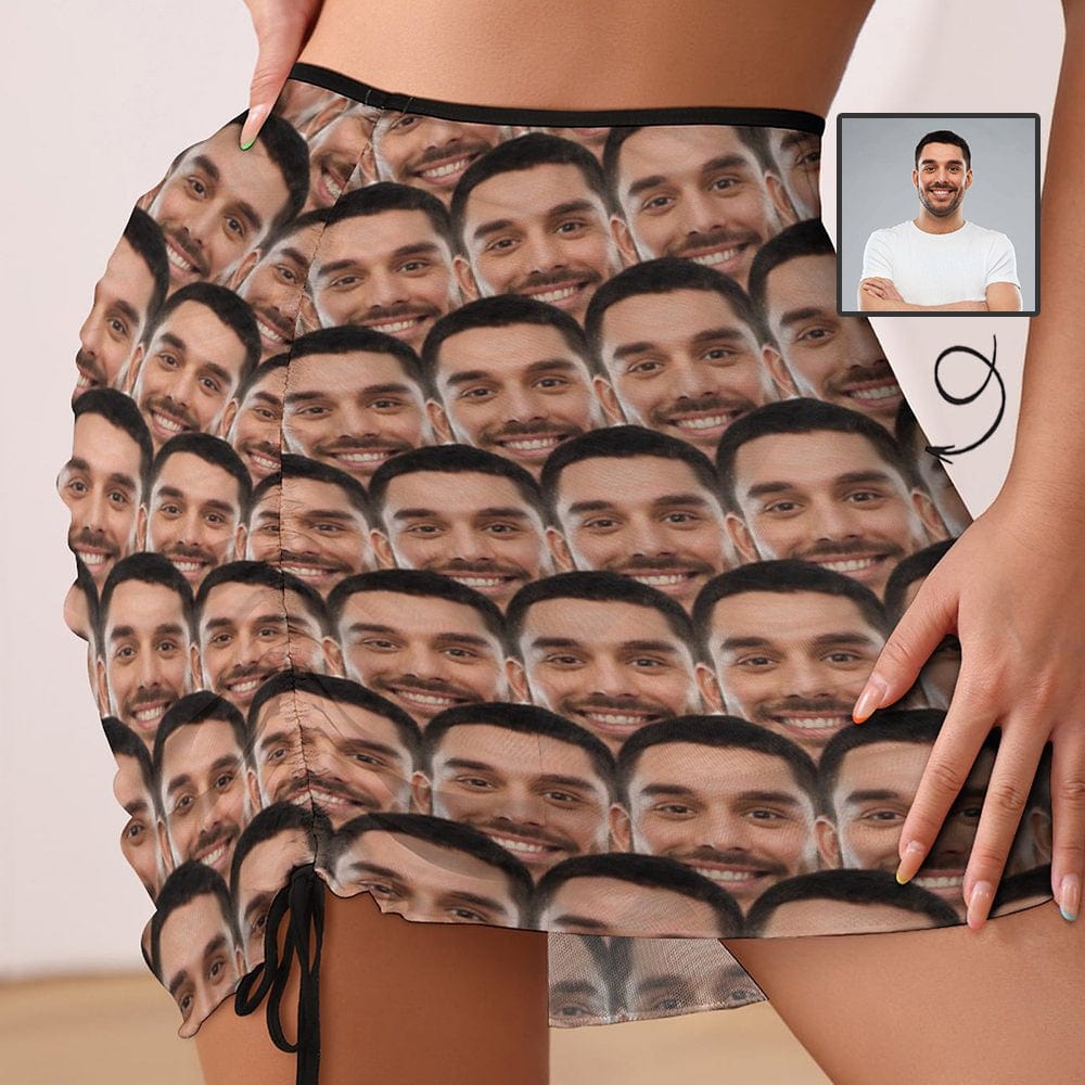custom face women's short skirt