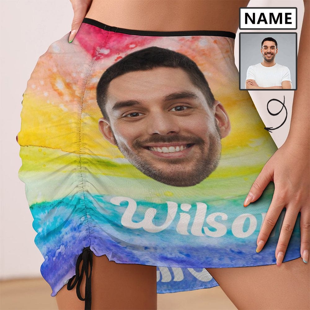 custom face women's short skirt