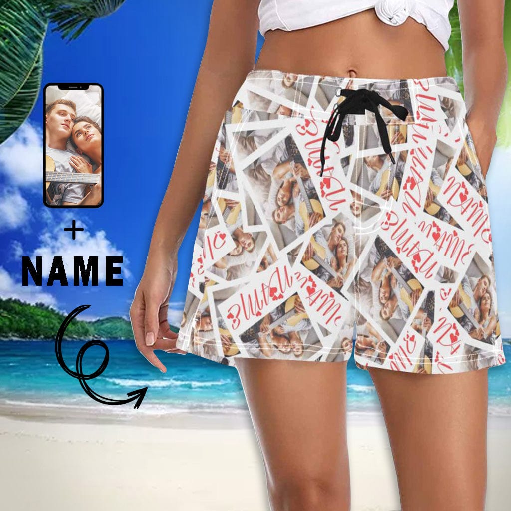 personalized casual yoga shorts