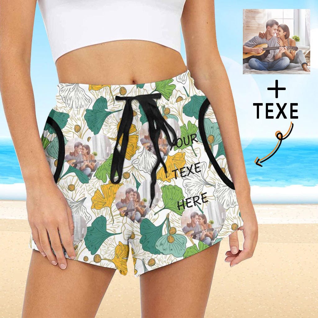 personalized casual yoga shorts
