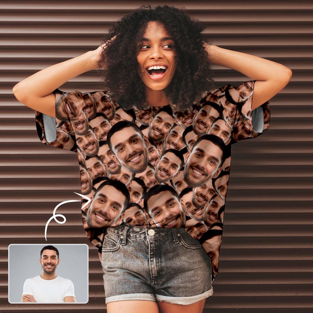 Custom Your Face on A Shirt