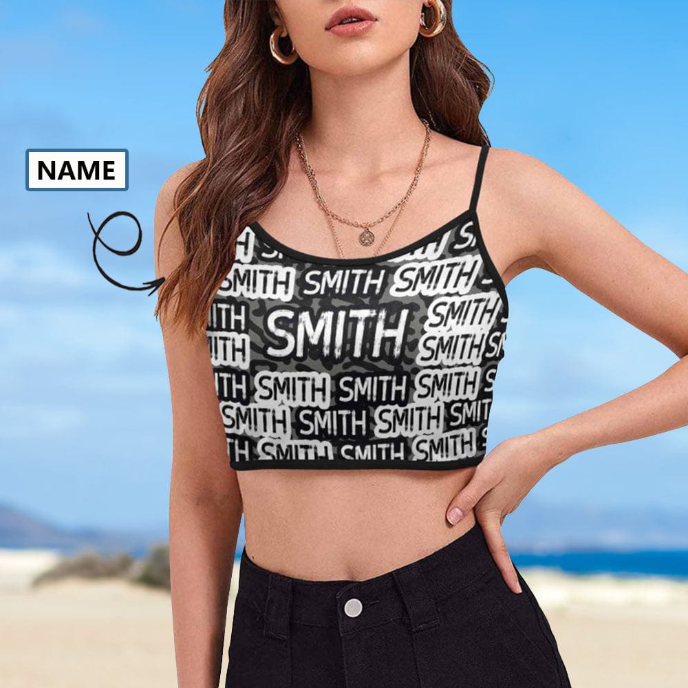 custom name sports bra