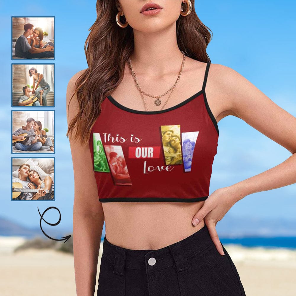 custom sports bra with photo