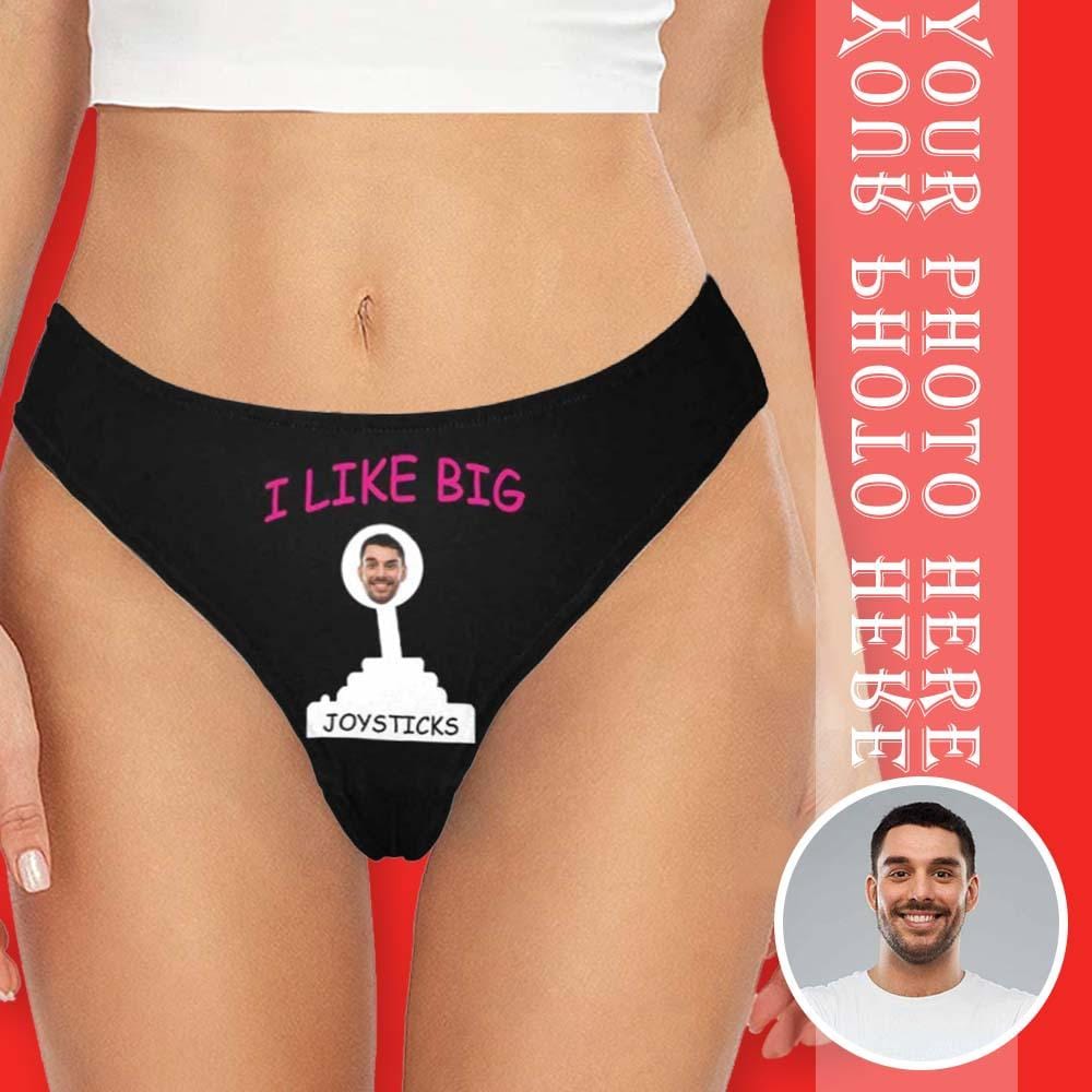 Custom Face Underwear Personalized Like Big Women's Thongs