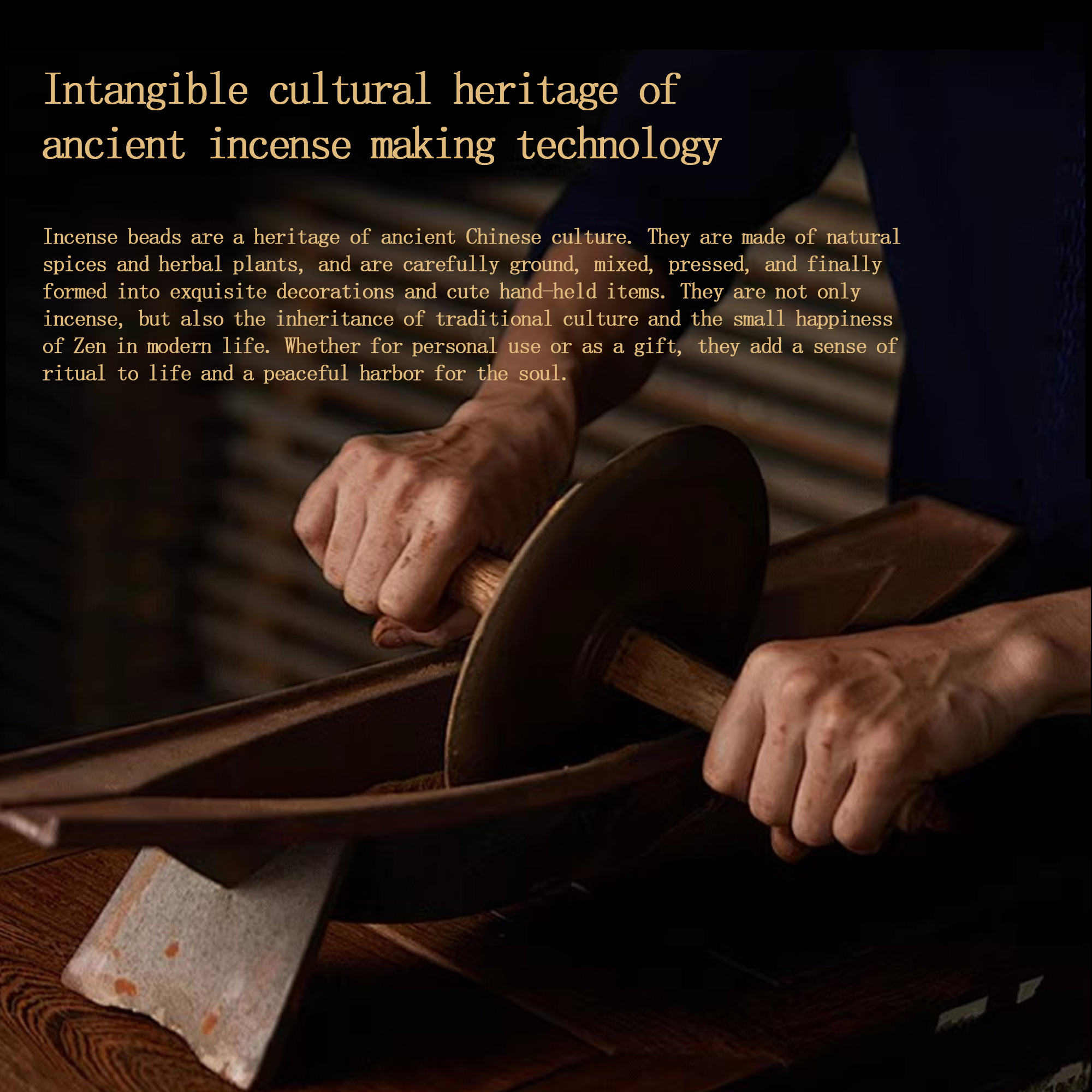 Chinese Intangible Cultural Heritage Chinese Herbal Scented Comb (Protects Hair Roots and Prevents Hair Loss)