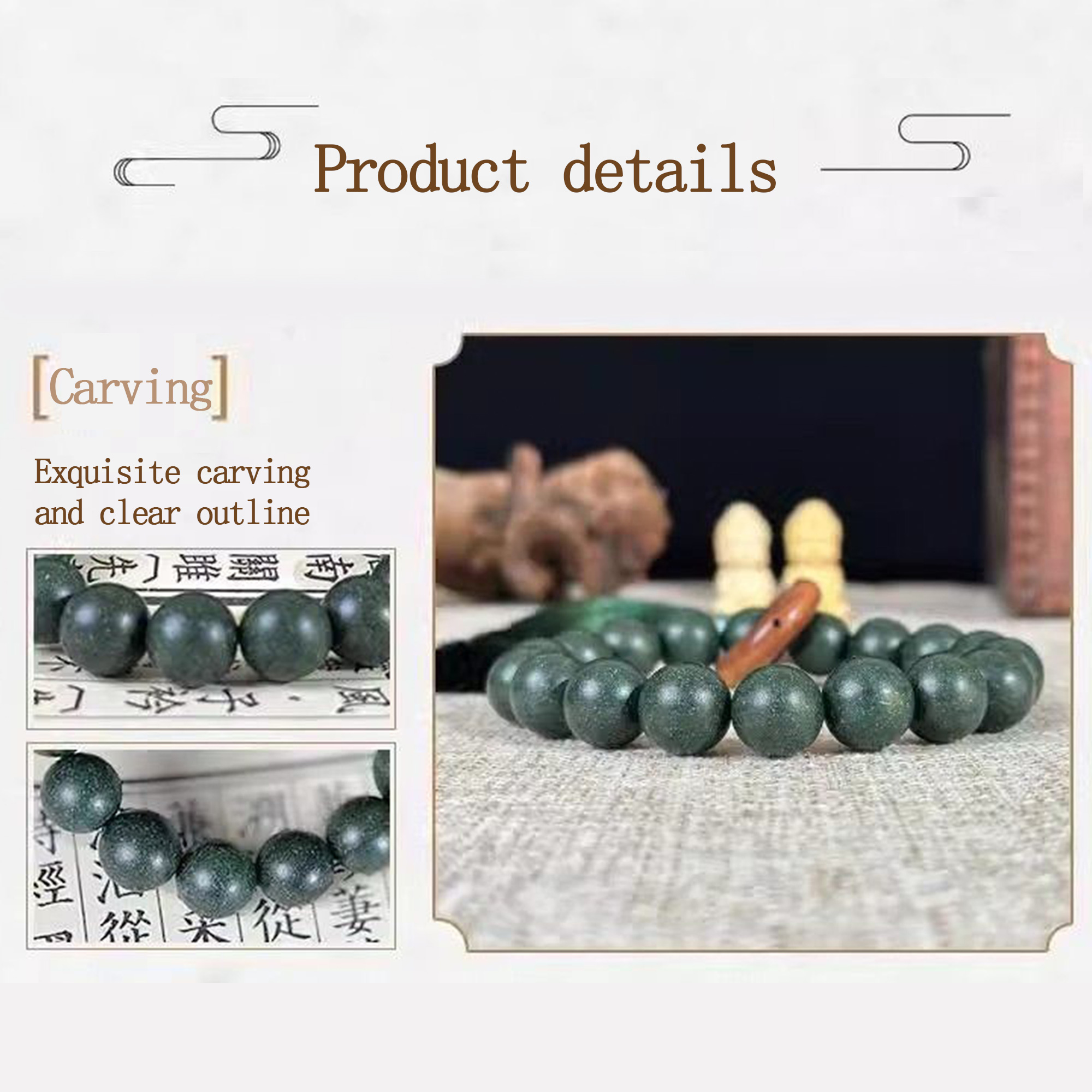 Chinese Intangible Cultural Heritage Lavender Beads (Protect the Body)