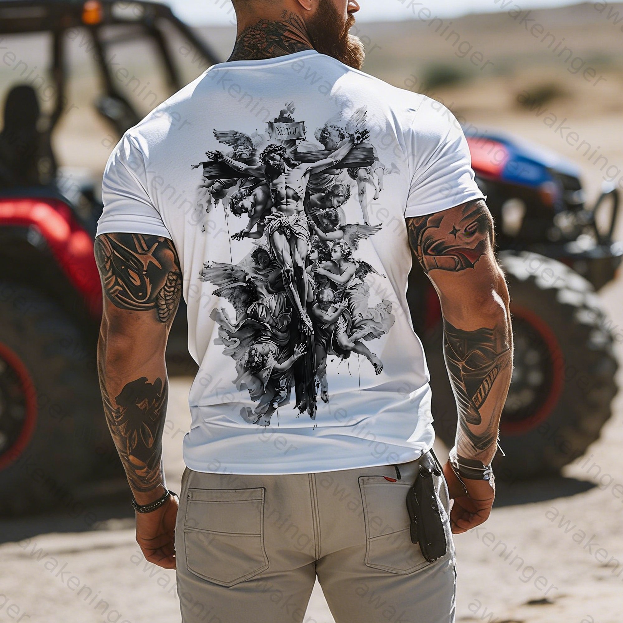 Men's Jesus Christian Holy Redemption T-Shirt