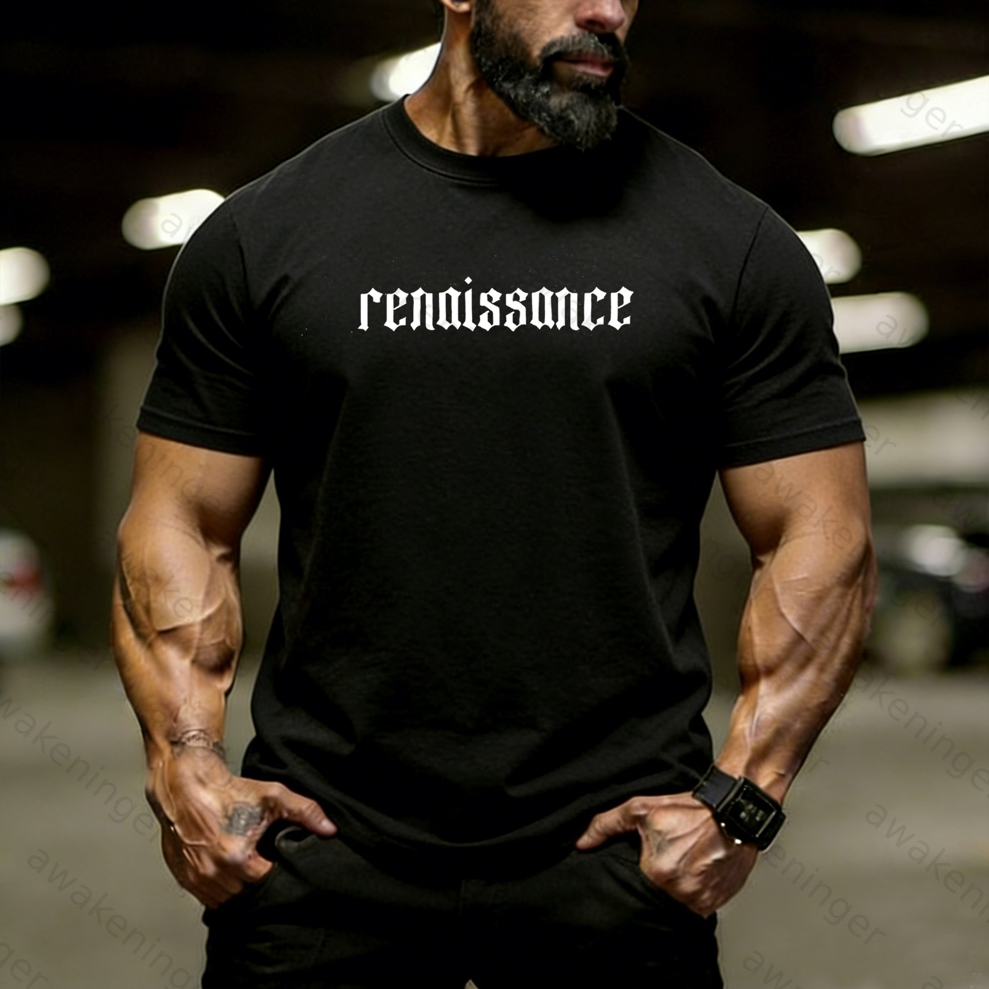 Men's Jesus Christian Divine Revelation Art Revival T-Shirt