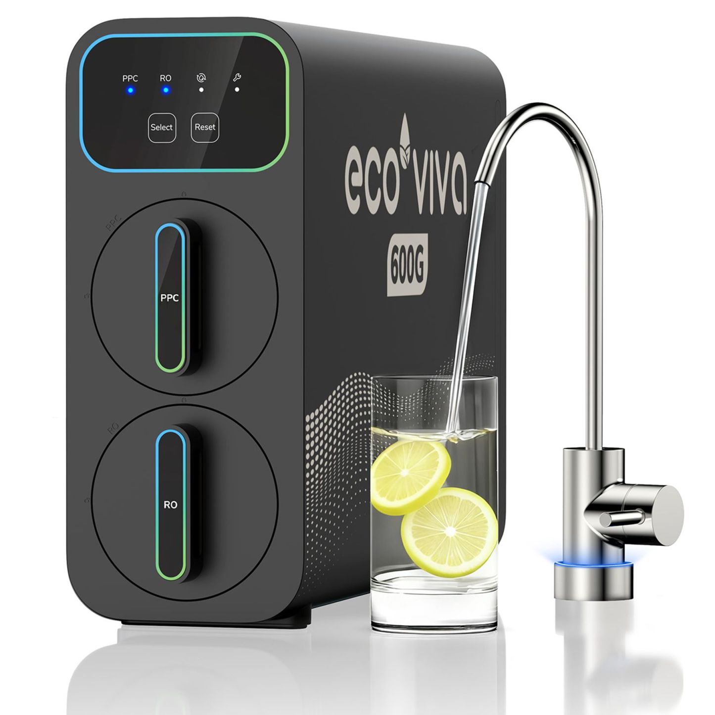 エコロ E6 600GPD Tankless Under Sink Reverse Osmosis Water Filter – Ecoviva