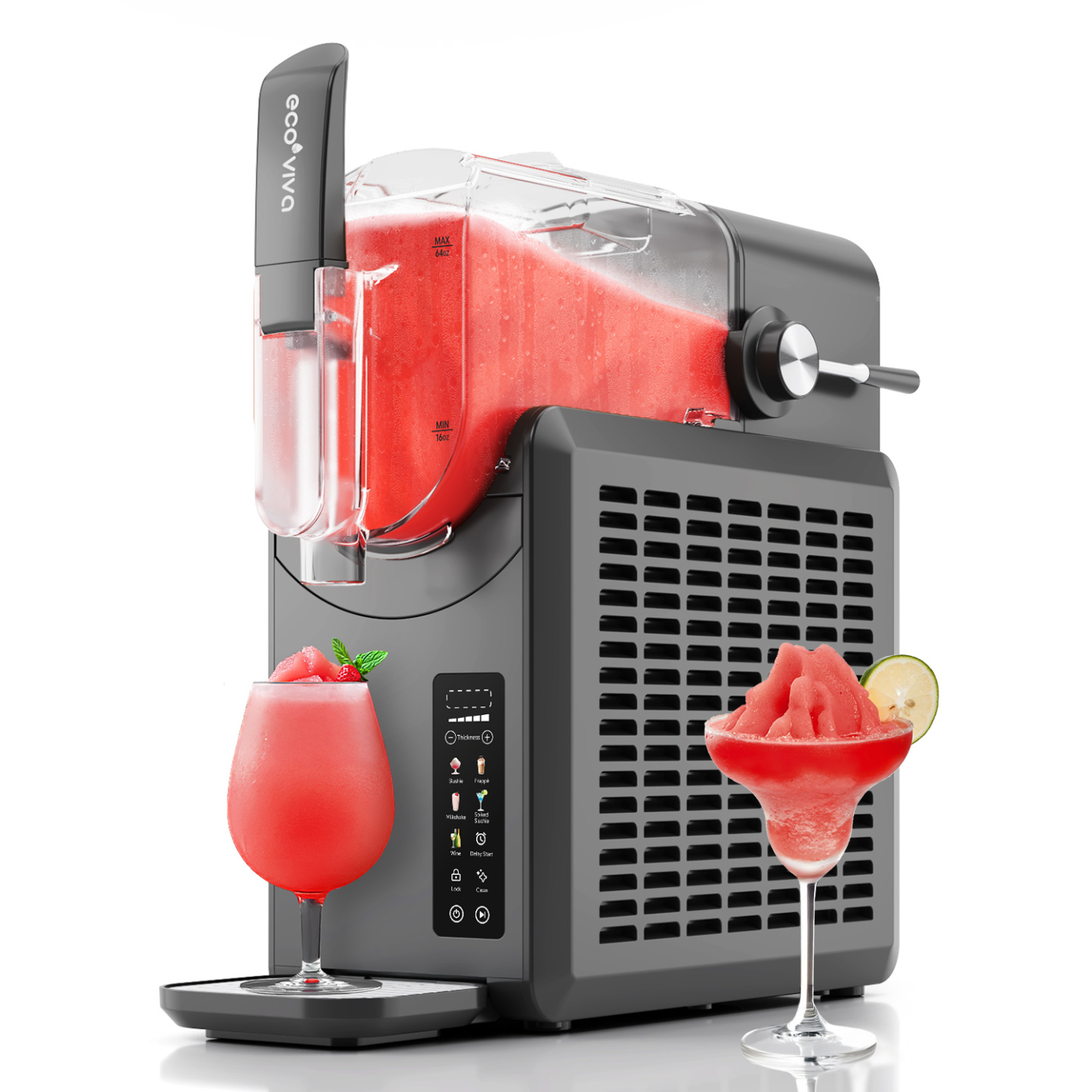Slushie Machine ECO-401 Professional Frozen Drink Maker With Flash-Freezing Technology