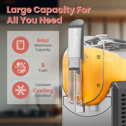 Slushie Machine ECO-401 Professional Frozen Drink Maker With Flash-Freezing Technology
