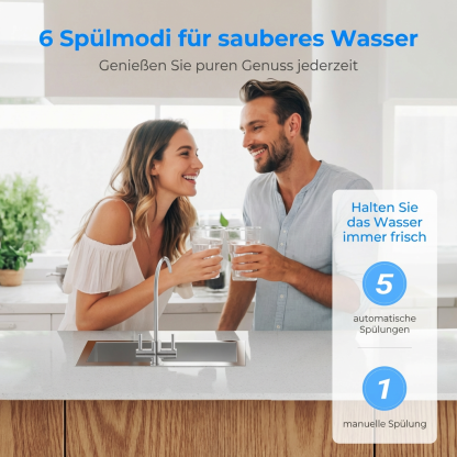 600GPD Tankless Under Sink Reverse Osmosis Water System DE