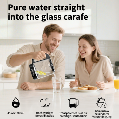 Countertop Reverse Osmosis System 5-Stage No Installation Desktop Portable Water Purifier EU