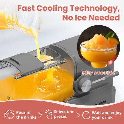Slushie Machine ECO-401 Professional Frozen Drink Maker With Flash-Freezing Technology
