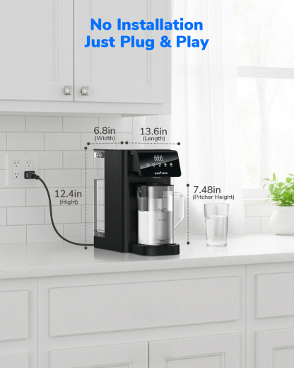 Ecoviva Mate 5 Countertop Reverse Osmosis Water Filter