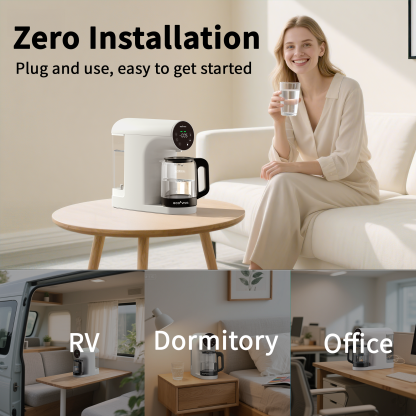 Countertop Reverse Osmosis System 5-Stage No Installation Desktop Portable Water Purifier