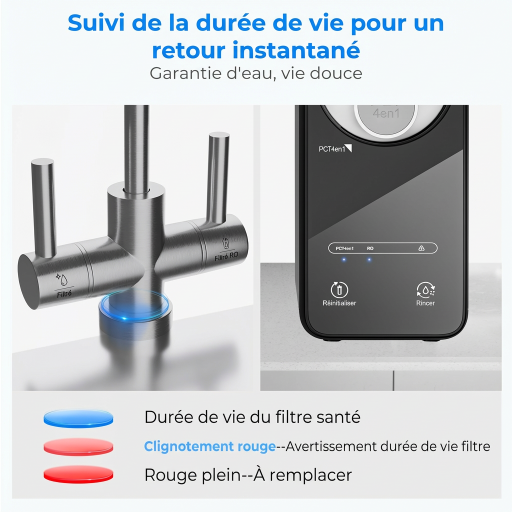 600GPD Tankless Under Sink Reverse Osmosis Water System FR