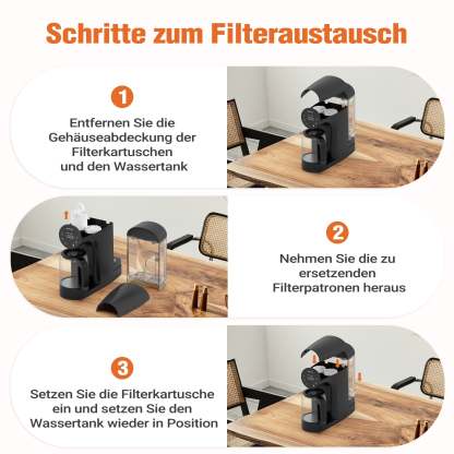 Replacement CF Filter Cartridge for Countertop Reverse Osmosis System WP-RO-200G DE