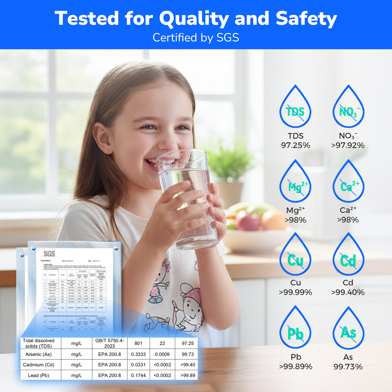 Ecoviva ER600 Tankless Reverse Osmosis System Efficient Water Purification, Water Saving, Easy Maintenance, Balck