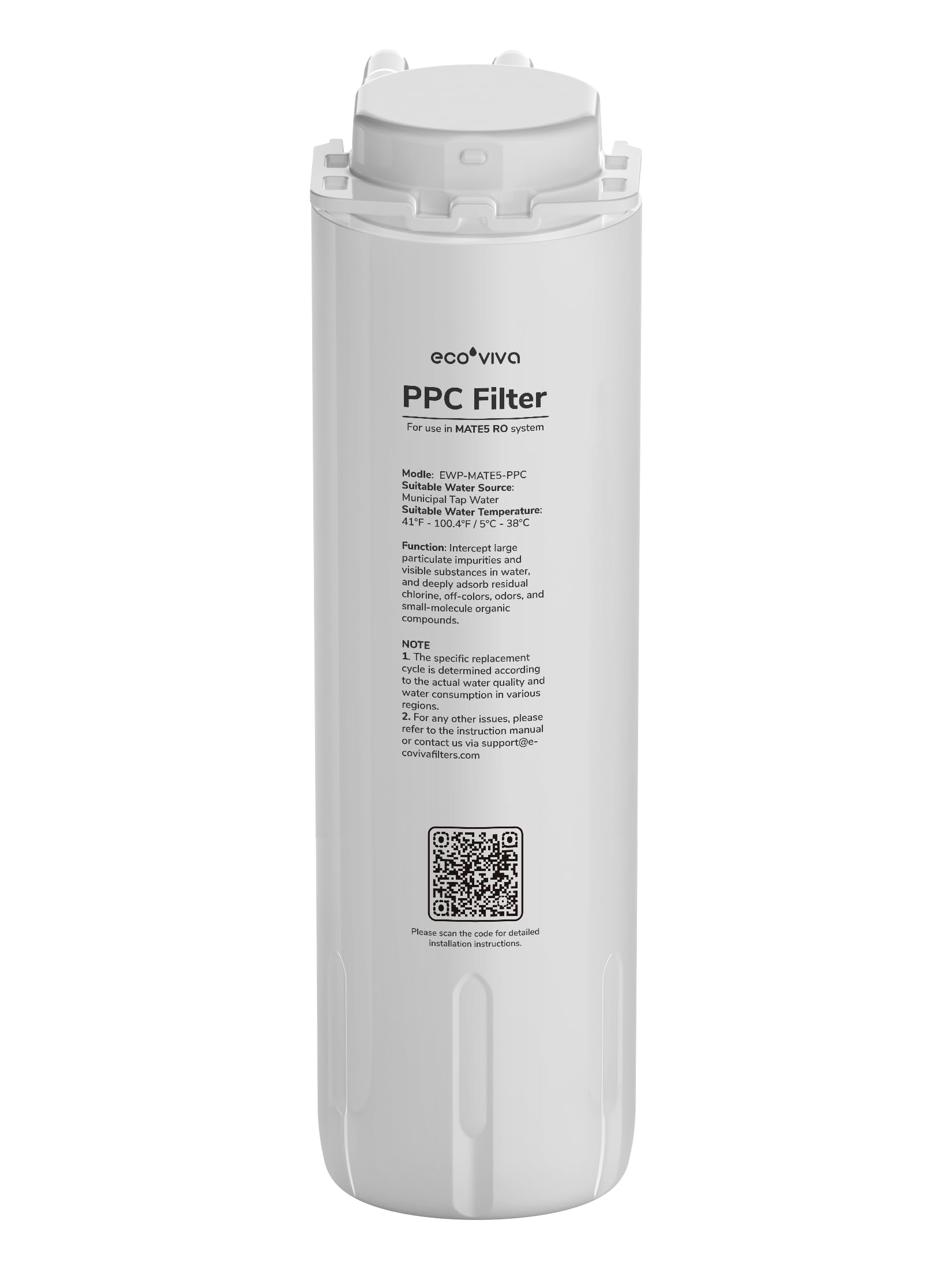 Ecoviva PPC Filter replacement filter for MATE5