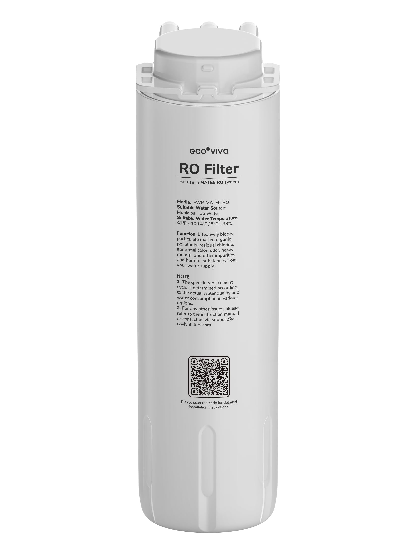 Ecoviva RO Filter replacement filter for MATE5