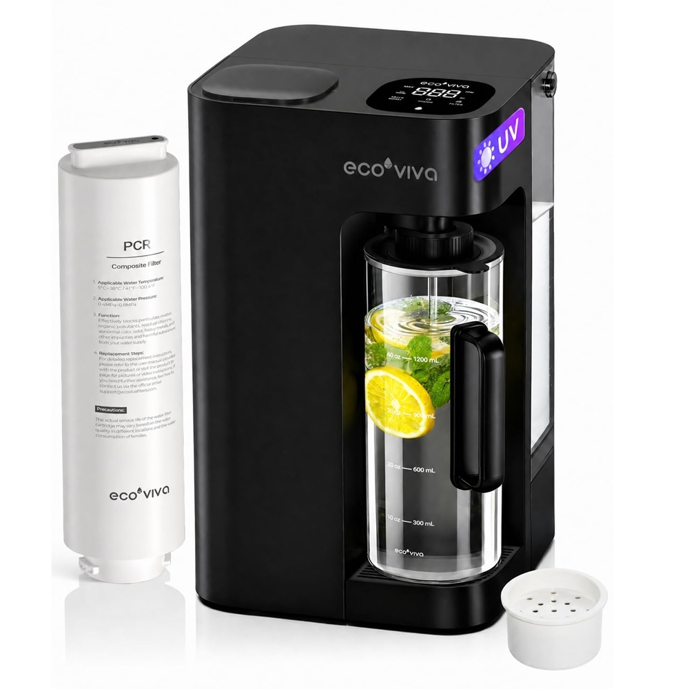 Mate 3 UV Reverse Osmosis Water Filter Countertop – Ecoviva