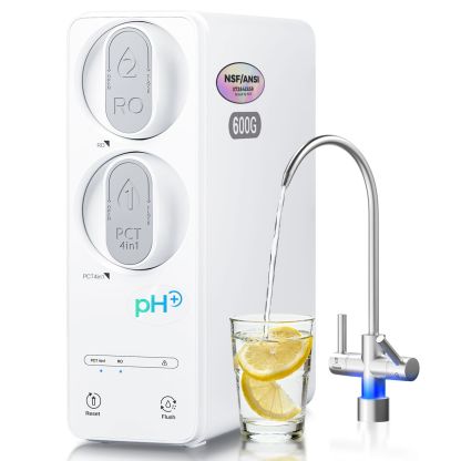 Ecoviva 600 GPD Under-Sink 8 Stage Osmosis System