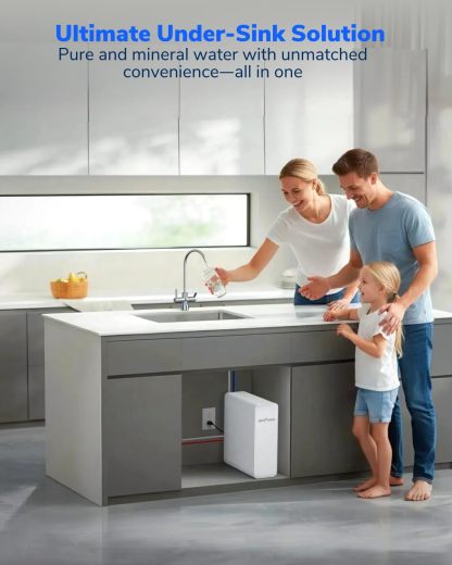 Ecoviva 600 GPD Under-Sink 8 Stage Osmosis System