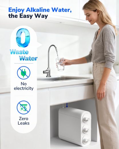 0.01μm Ultra-Filtration Under Sink Tankless Water Filter System 800G