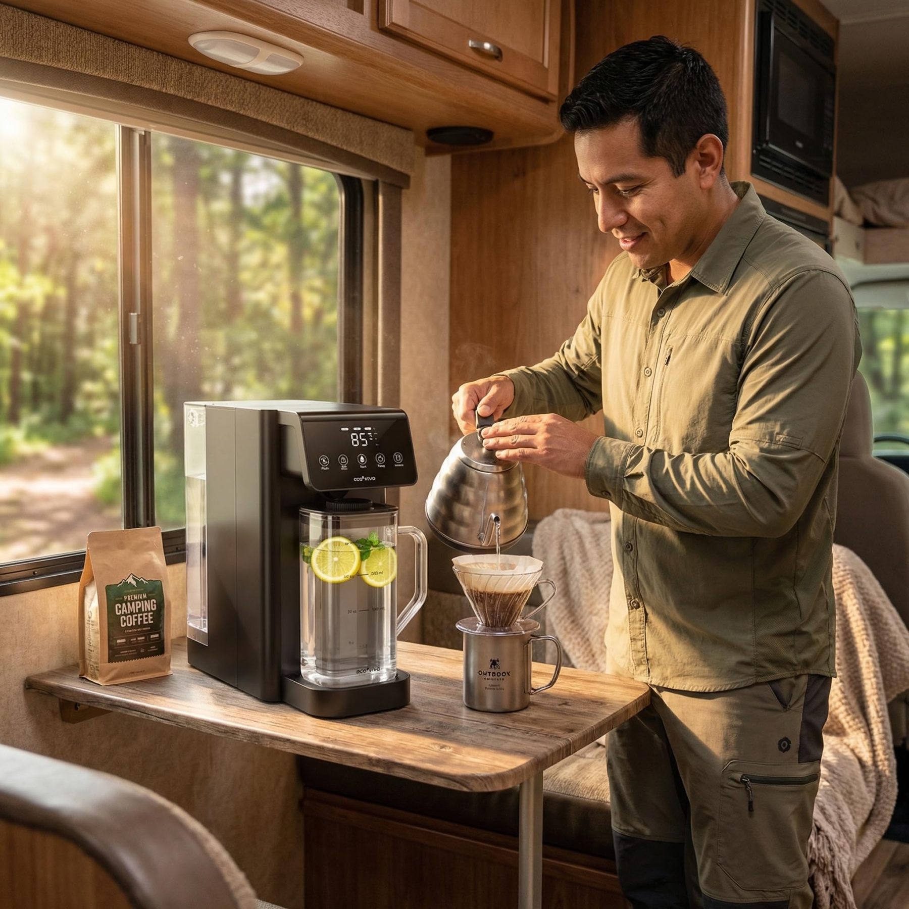 Ecoviva Mate 5 Countertop Reverse Osmosis Water Filter EU