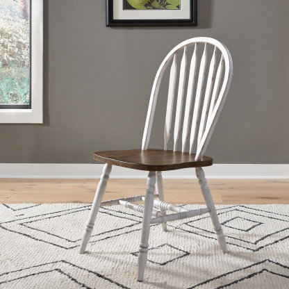 Carolina Crossing 186W-C1000S Windsor Side Chair- White