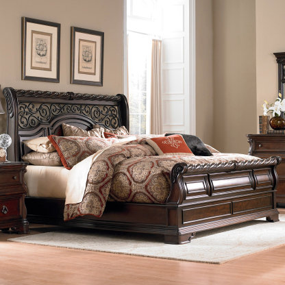 Arbor Place 575-BR-KSL King Sleigh Bed