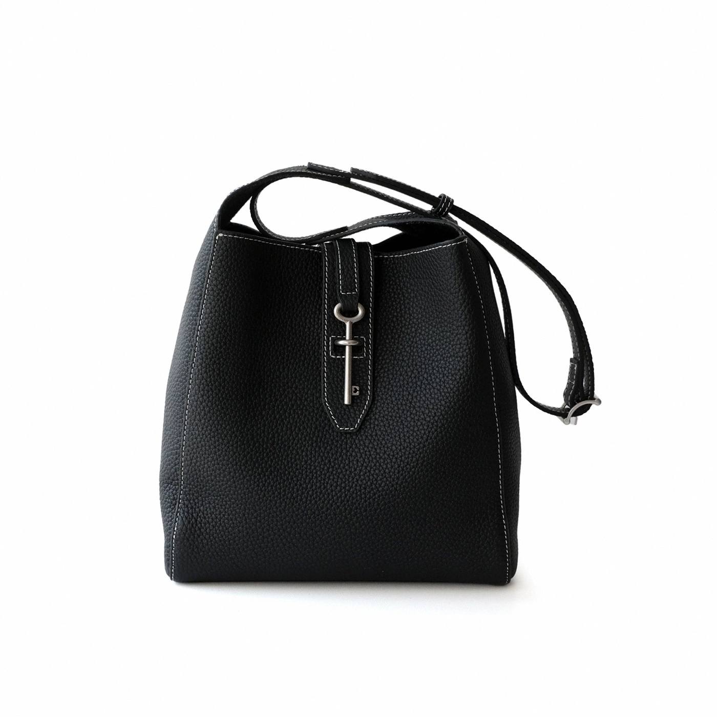 Genuine Leather Shoulder Bags, Casual Style Leather Tote Bag, Minimal Design Handbag