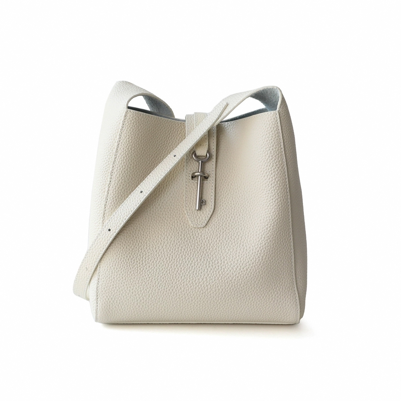 Genuine Leather Shoulder Bags, Casual Style Leather Tote Bag, Minimal Design Handbag