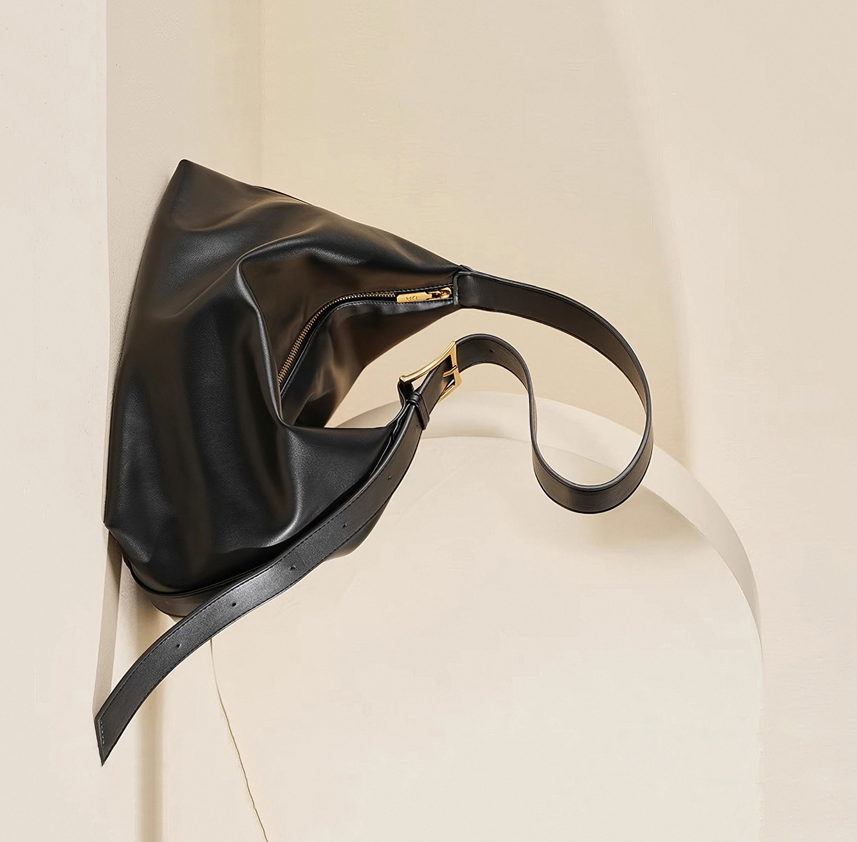 Minimal Design Tote Bags, Soft Leather Shoulder Bags, Large Tote Bag