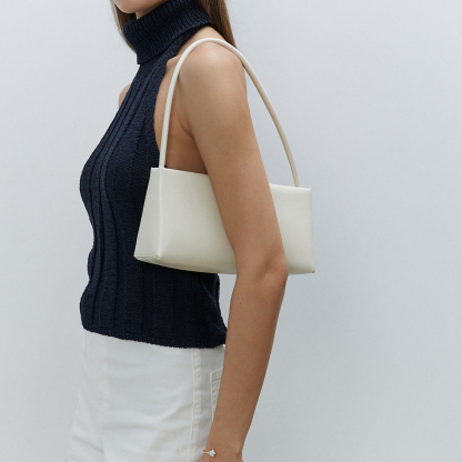 Minimal Shoulder Bags, Women's Leather Handbags, Timeless Design Shoulder Bags