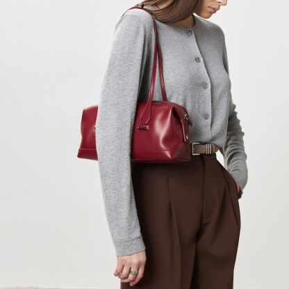 Women's Leather Tote Bags, Top Handle Bag, Leather Shoulder Bags