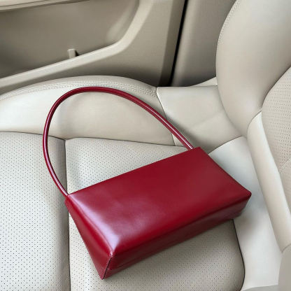 Minimal Shoulder Bags, Women's Leather Handbags, Timeless Design Shoulder Bags