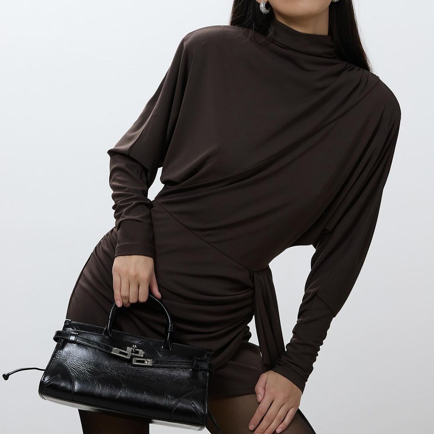 Classic Top Handle Bags, Genuine Leather Small Tote Bag, Women's Leather Shoulder Bag