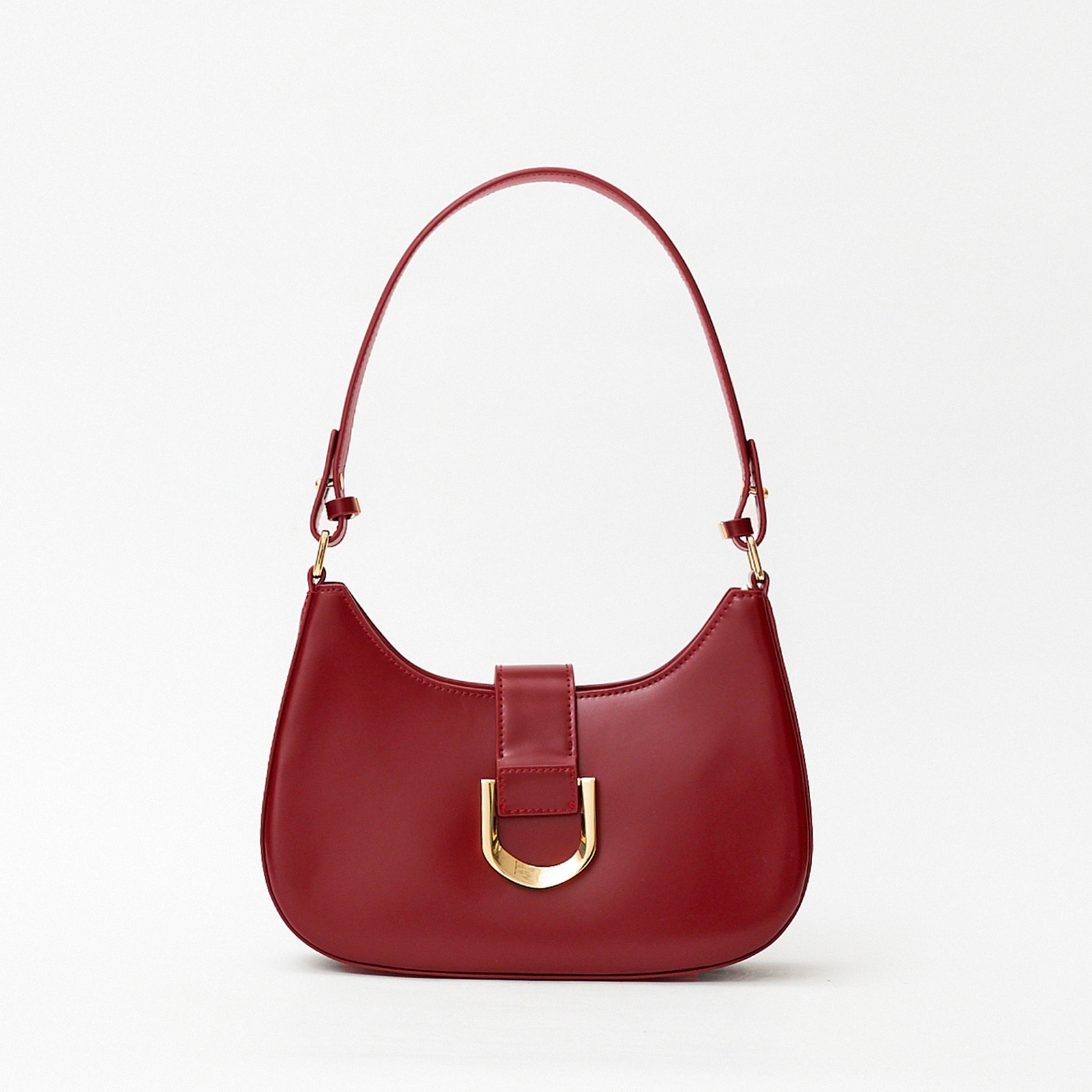 Women's Leather Shoulder Bags, Elegant Leather Purse, Minimal Design S