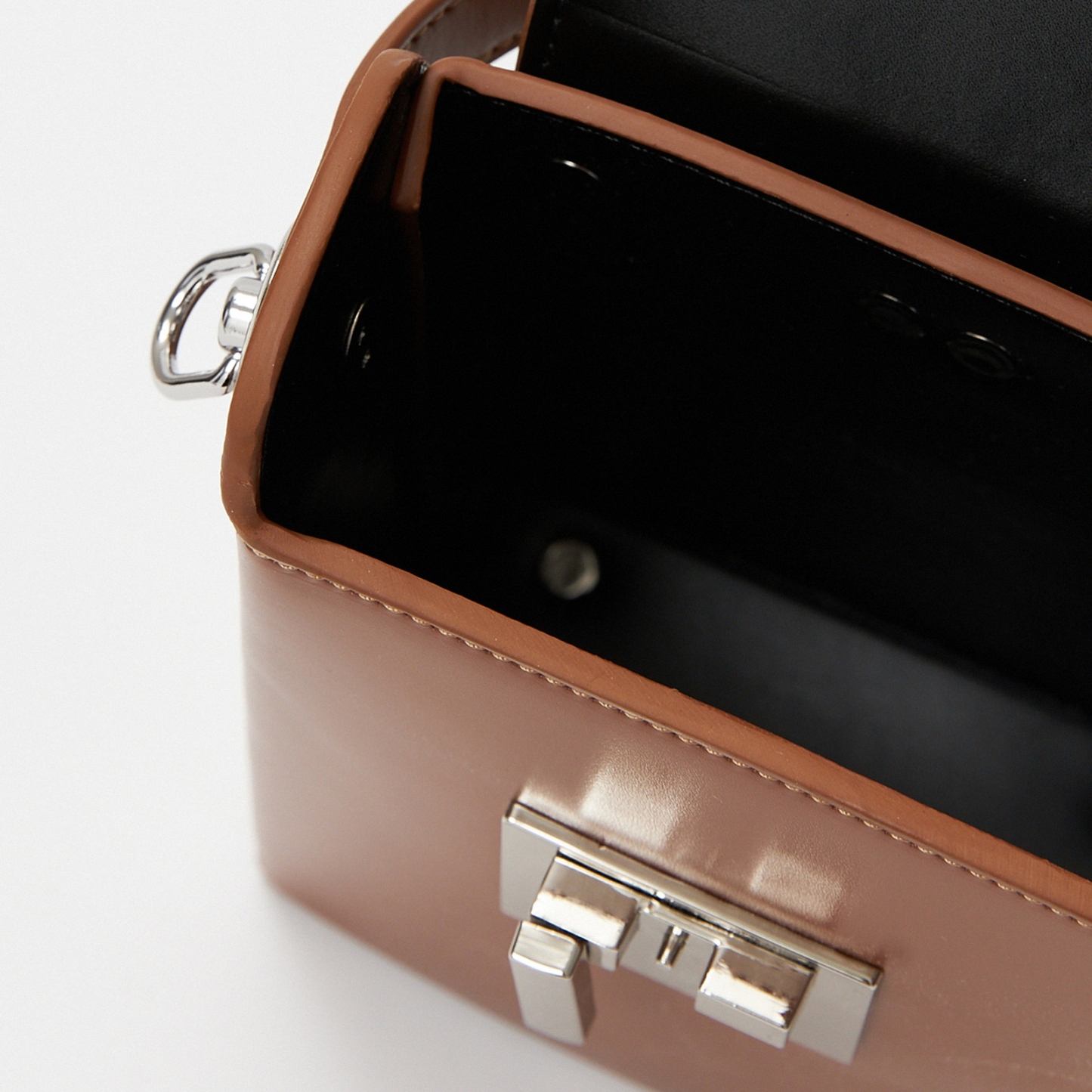 Leather Shoulder Bags, Leather Box Bag, Minimal Design Shoulder Bag