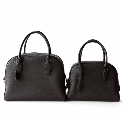 Genuine Leather Tote Bags, Women's Minimal Design Top Handle Bags, Leather Shoulder Bag