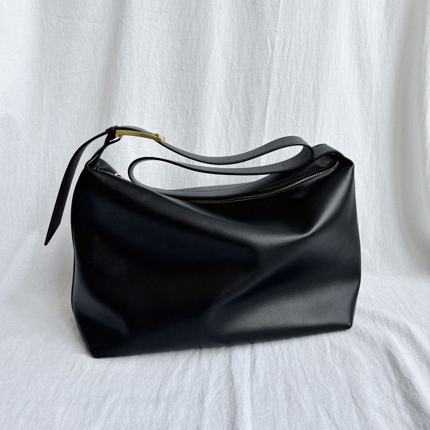 Minimal Design Tote Bags, Soft Leather Shoulder Bags, Large Tote Bag