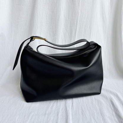 Minimal Design Tote Bags, Soft Leather Shoulder Bags, Large Tote Bag