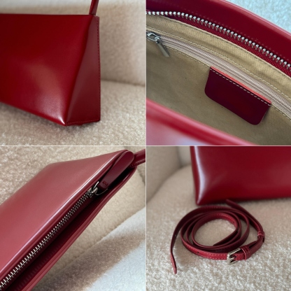 Minimal Shoulder Bags, Women's Leather Handbags, Timeless Design Shoulder Bags